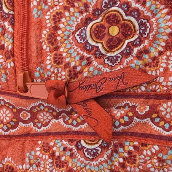 Vera Bradley Paprika crossbody with silver color hardware. - Picture 2 of 5